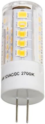 Lightkiwi R7777 G4 Топла бяла (2700K) Led Прожекторная лампа за разходите за ниско напрежение ландшафтно осветление,