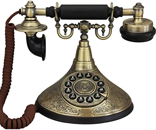 GaYouny Телефон с кнопочным избиране, Американски Кабелен Телефонен Стил, Класически Домашен Стационарен Телефон, за