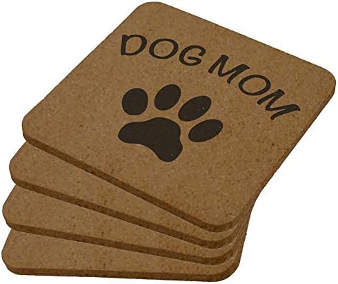 Поставка за кучета Old Glory Mother ' s Day Dog Mom Квадратна corkboard (комплект от 4 броя) Кафява Стандартна Един размер