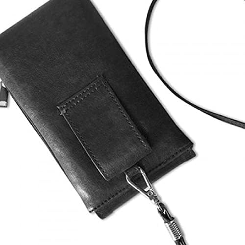 Дао Китай Живопис Туш Телефон В Чантата Си Чантата Виси Мобилен Чанта Черен Джоба