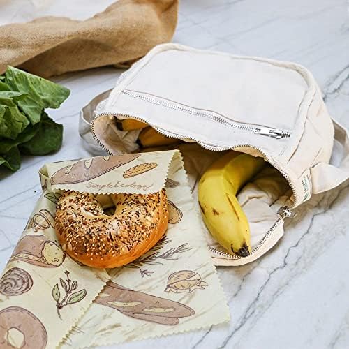 Проста Дългогодишна Чанта за Обяд С Изолация От Органичен Памук - Физически