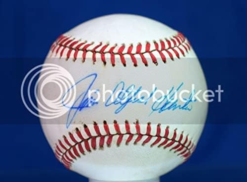 Джим Сом Хънтър Jsa Аутентифицировал Подписан Автограф на Американската лига Бейзбол - Бейзболни топки С Автограф