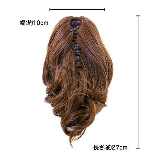 Перука от косата Priscilla BS-01, с натурални swirls, огнеупорни, TBK, черен