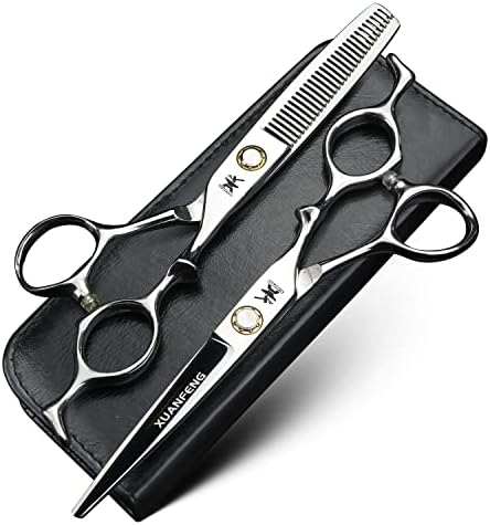 Ножици за коса с подшипником 6 инча От стомана JP440C, Професионални Ножици За Подстригване на Коса и филировочные Ножици, Инструмент За моделиране на косата, Ножици (2