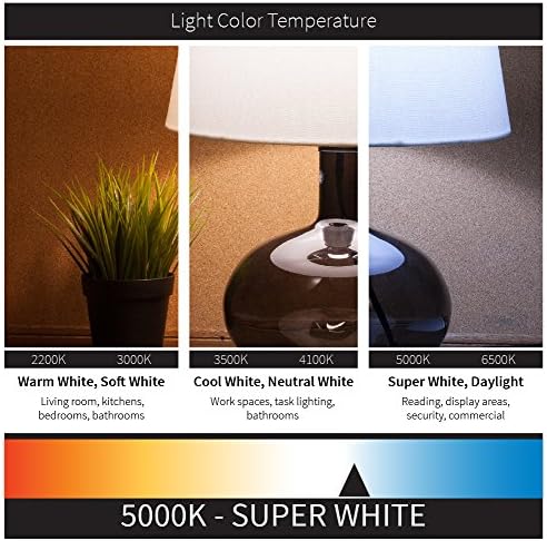 Царевичен лампа Sunlite CC /LED /125 W/E39/MV/50K LED 125 W (еквивалент на 600 W MHL / HPSW), Mogul (E39), 5000 К, супер