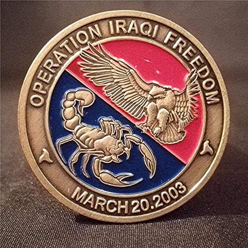 Съединените Щати 2003 Иракска операция за свободата на Скорпион срещу Орел Медал Икона на Свети Георги 2 Колекция от Медали Копие за Събиране на Подаръци