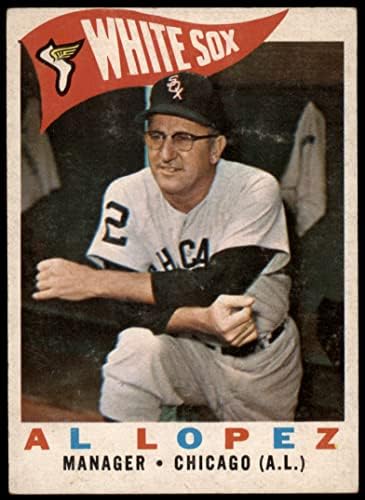 1960 Topps # 222 Ел Лопес Чикаго Уайт Сокс (бейзболна картичка) ДОБЪР Уайт Сокс