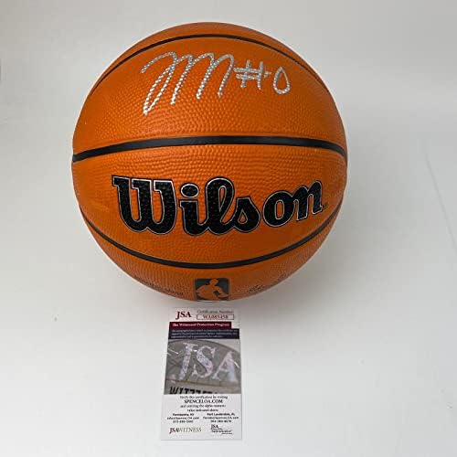 Баскетболни топки с автограф на Тайриза Макси 76ers Sixers в Пълен размер Wilson Basketball JSA COA - Баскетболни Топки