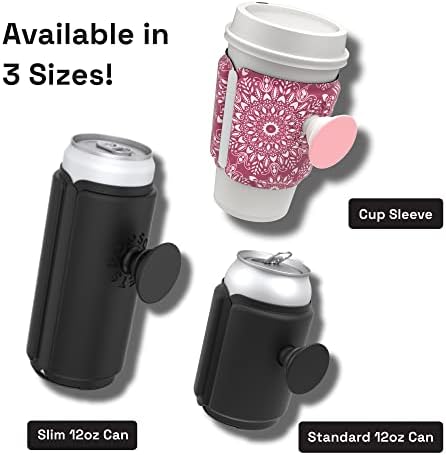 PopSockets PopThirst: Ръкав за чаши, държач за напитки, Koozie - BoysenBerry Мандала & PopThirst: Ръкав за чаши, държач