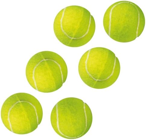 ALL FOR PAWS, 6 броя (опаковка от 1), Тенис топки Green Interactives Hyper Fetch Super Прескочи за кучета, 8,4 кг