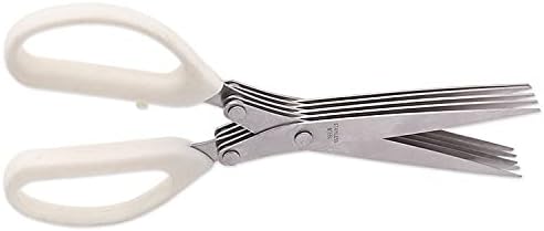 Многофункционална пятислойные Ножици за избелване от неръждаема стомана, Многослойни Кухненски Ножици За бял Лук, Битови