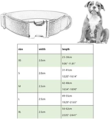 Нашийник за кучета Pubibobi, Регулируема с папийонка, за малки кучета със Средни Размери, с Бохемски дизайн и Метална