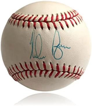 Нолан Райън подписа автограф OMLB Al Baseball COA PSA / DNA Rangers Angels Astros - Бейзболни топки с автографи