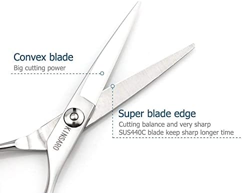 Ножици за коса 5,5-Инчови Ножица За Подстригване на Коса и 6-инчови Ножица За Изтъняване на Коса