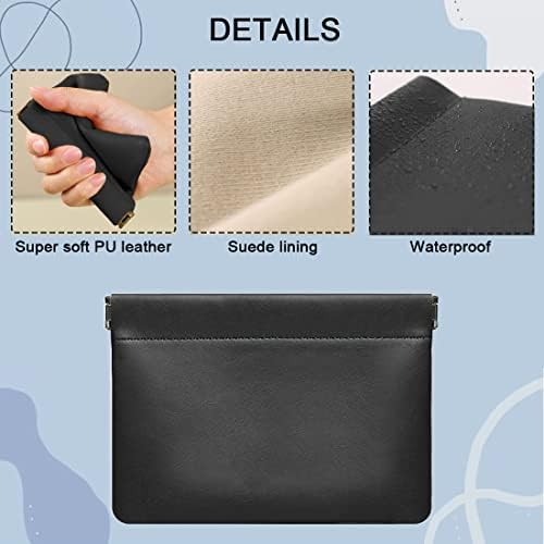 Trendlooks Среден Размер, 2 опаковки, Разкриваща калъф от Изкуствена кожа с автоматично Заключване, Сигурна Чанта за
