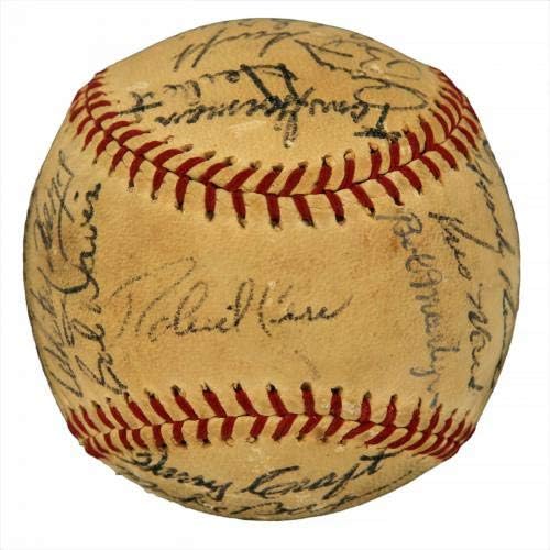 Роджър Maris Подписа бейзболни топки + картофи Чандлър Херцог Симпсън Крафт Суифт, JSA - Бейзболни топки с автографи