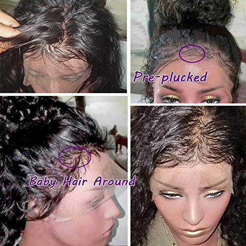 Човешката Коса перуки Дантела на косата JYZ Пълни Бразилски Вирджински Влажна Коса къдрава Дантела Перуки 150% Плътност