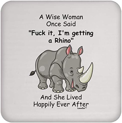 Забавни Подаръци с Надпис на Rhino за Жените на Коледа 2023, Поставка за Подаръци