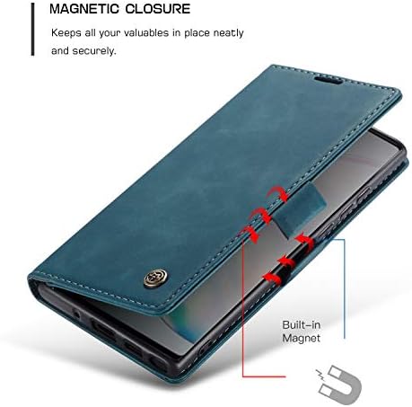 Калъф Bpowe Galaxy Note 10 Lite (2020 Г.), Кожен калъф-джобен формат на Galaxy A81 Класически дизайн със слот за карта