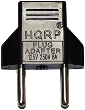 Адаптер за променлив ток HQRP за твърдия диск, LaCie Rugged/Сигурно мобилен твърд диск /Преносим DVD +/-RW, Дизайн на Сам Хехта, захранващ Кабел, Плюс адаптер HQRP Euro Plug