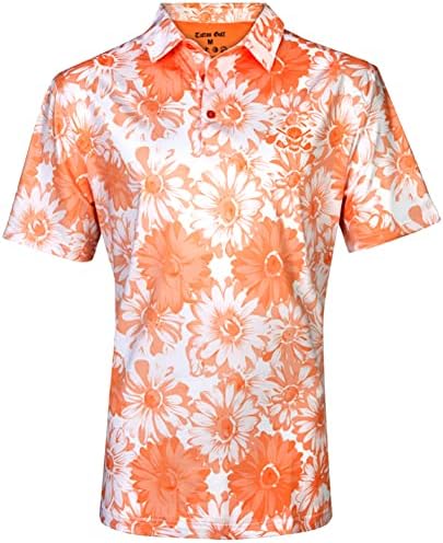 Мъжка риза за голф ProCool с Гавайским принтом TattooGolf