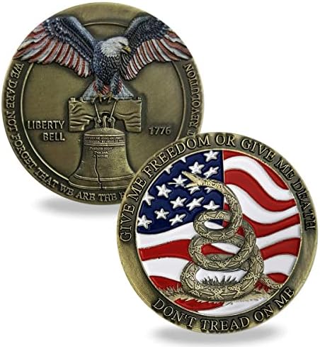Монета на Камбаната на Свободата на САЩ Не Наступай на мен Монета Повикване, са подбрани