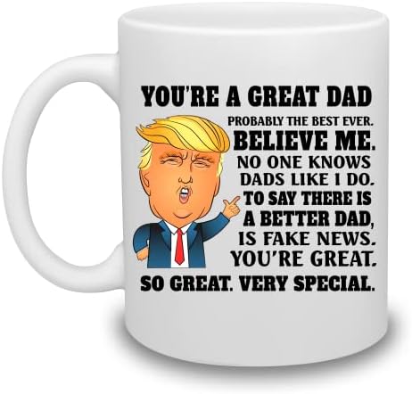 Коледна чаша с реч на Великия баща на Тръмп, Коледна чаша С Реч на Великия татко, Ти си Чудесен баща, може Би, най-Добрият