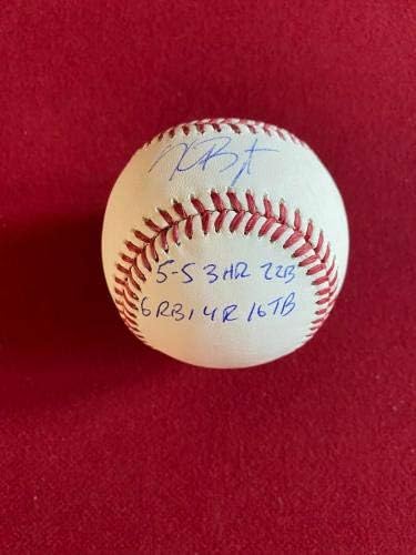Крис Брайънт (1-ва в историята), Бейзбол с автограф (JSA) - Къбс (РЯДКОСТ) - Бейзболни топки с автографи