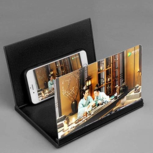 Лупа на екрана на телефона Екранна Лупа, Мобилен Телефон Със Сгъваема стойка 3D HD видео усилвател за филми (за Samsung Galaxy S7/S7 Edge) Всички други смартфони лупа за екрана на
