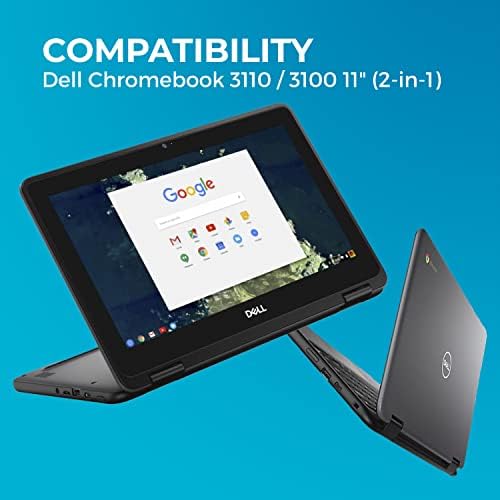 Калъф за лаптоп Gumdrop DropTech подходящ за Dell Chromebook 3110/3100 2-в-1. Е Предназначен за студенти в К-12, учители и класни стаи – Доказани на спад, твърди, противоударные брони за н?