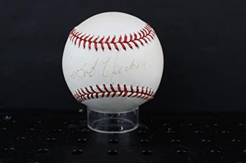 Бейзболни Топки с Автограф на Боб Юкера Auto PSA/DNA Y66293 - Бейзболни топки С Автографи