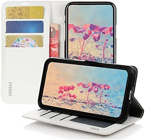 Чанта-портфейл STENES Bling за телефон, съвместим с Samsung Galaxy A51 5G Case - Стилен Дизайн с перла решетчатыми цветове 3D Ръчно изработени, Кожен калъф-поставка за дамска магнитна