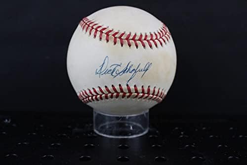 Дик Schofield Подписа Бейзболен Автограф Auto PSA/DNA AL88480 - Бейзболни топки с Автографи