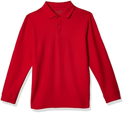 Училищни униформи Наутика За момчета, Поло Риза с дълъг ръкав, Цип на бутоните, е Удобна, Дишаща материя