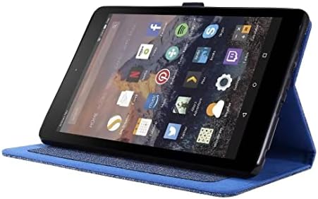 Съвместимост с/Уплътнител за tablet PC iPad Pro 12,9 см 2022/2021/2020/2018 (6-ти/5-ти/4-ти/от 3-то поколение) Магнитен чанта-портфейл със сгъваща се стойка HXBW (син)