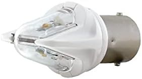 United Pacific 36932 Мощната Двойна лампа Osram LED 1157, с мощност от 2 W, 250 Лумена, Двоен контакт, Издигане заключение – Амбър led / Прозрачна леща - ЕДНА крушка
