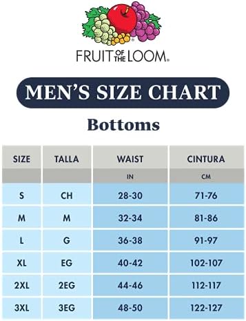 Удобни спортни панталони отвътре Fruit of the Стан за мъже ръчно изработени с джобове, от Сверхмягкой памучна смес, размери