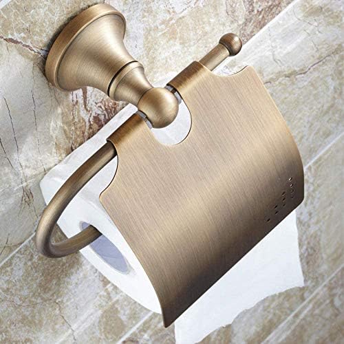 LIRUXUN Твърд Месинг Държач За Тоалетна Хартия Класически Аксесоар За Банята - стойка за Ролка Тоалетна хартия