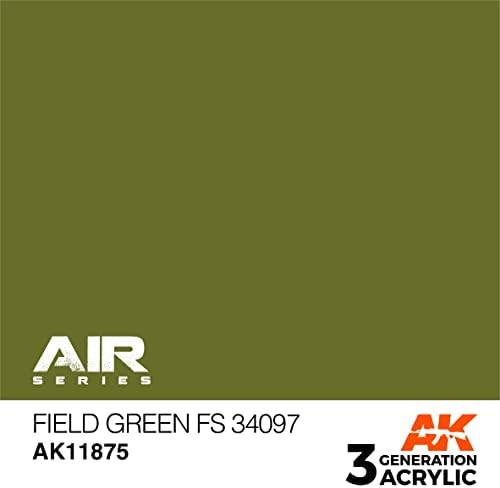 Акрилни бои AK 3Gen въздухоплавателни средства AK11875 Field Green FS 34097 (17 мл)
