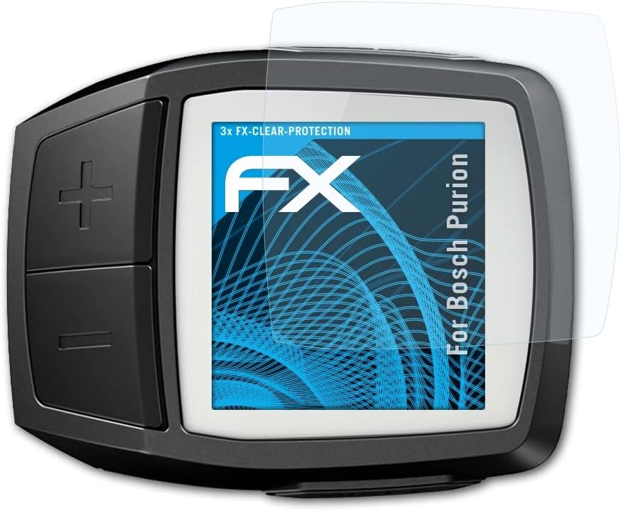 Защитно фолио atFoliX, съвместима със защитно фолио Bosch Purion Screen Protector, Сверхчистая защитно фолио FX (3X)