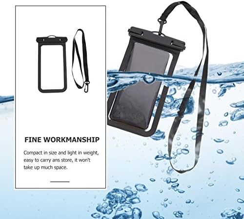 Amosfun, водоустойчива чанта за телефон, водоустойчив титуляр за телефон, прозрачен подводен калъф за мобилен телефон,