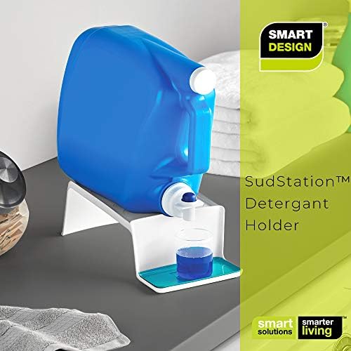 Поставка за миене на съдове с хубав дизайн - Органайзер за течни перални прах под ъгъл - Тава за капки, без разлив -