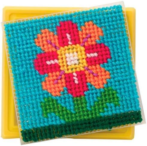 Уроци по рукоделию Alex Занаятите Simply Needlepoint Flower Kids, подарък за начинаещи в рукоделии, Умение, което трае