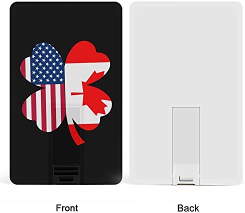 Американският Флаг на Канада Детелина USB Флаш Дизайн на Кредитна Карта, USB Флаш Устройство Персонализиран Ключ Memory