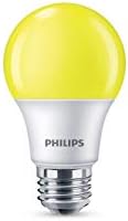 Жълта led лампа средна мощност 8 W A19 с регулируема яркост