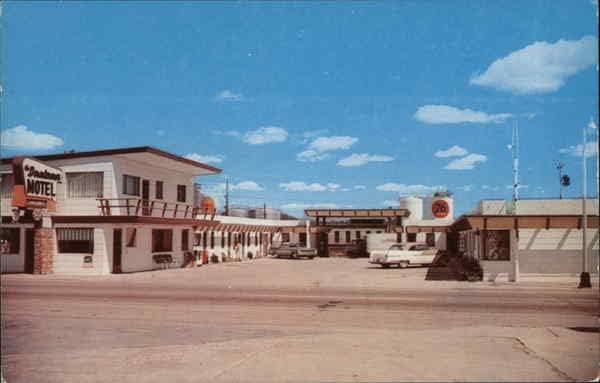 Downtowner Motel Уилямс, Аризона, Аризона Оригиналната Реколта Картичка
