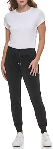 Дамски панталони Calvin Klein Misses, Удобни Ежедневни панталони за джогинг от Велур на експозиции