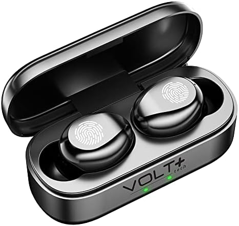 Безжични слушалки VOLT PLUS TECH Slim Travel Wireless V5.1, съвместими с вашия ICEMOBILE Cenior, Актуализиран микротонкий