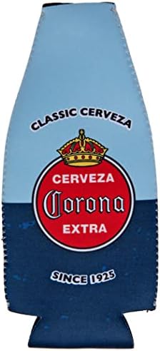 Фирмен калъф за бутилка Corona Extra Cerveza Classic с принтом етикети 1925 г. с цип