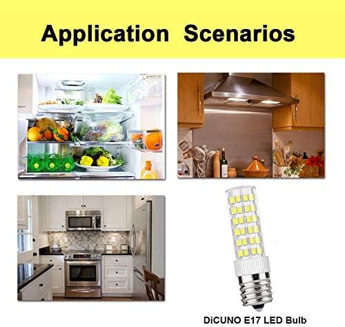 Led лампа DiCUNO E17 Мощност 5 Вата мощност За домакински уреди, Осветление микровълнова печка 6000 К, флуоресцентна